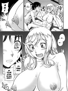 Honey Blonde - Busty hentai blonde gets ass fucked on the ferris wheel