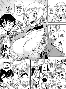 Honey Blonde - Busty hentai blonde gets ass fucked on the ferris wheel