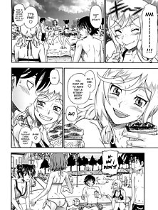 Honey Blonde - Busty hentai blonde gets ass fucked on the ferris wheel