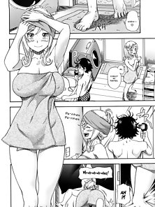 Honey Blonde - Busty hentai blonde gets ass fucked on the ferris wheel