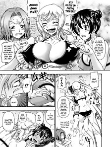 Honey Blonde - Busty hentai blonde gets ass fucked on the ferris wheel