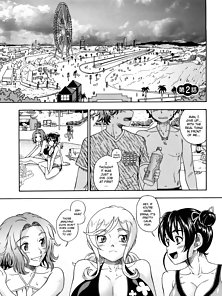 Honey Blonde - Busty hentai blonde gets ass fucked on the ferris wheel