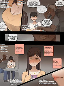 X-Boyfriend - Busty hentai girlfriend cheats with a huge BBC while tiny cock loser jerks off