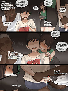 X-Boyfriend - Busty hentai girlfriend cheats with a huge BBC while tiny cock loser jerks off