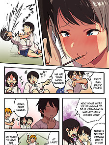 Class Trip x King Game - Student watches his crush get creampied while getting a blowjob