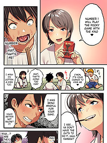 Class Trip x King Game - Student watches his crush get creampied while getting a blowjob