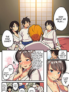 Class Trip x King Game - Student watches his crush get creampied while getting a blowjob