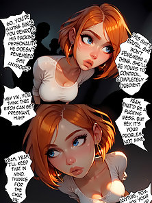 HRT 2 - Redhead man fully becomes a girl and a 3D sex slave