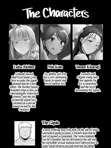 Seika Girls Academy 6 - Gigolo fucks three hentai schoolgirls at once