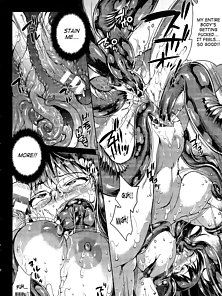 The Grimoire - Schoolgirls get double banged by hentai tentacles