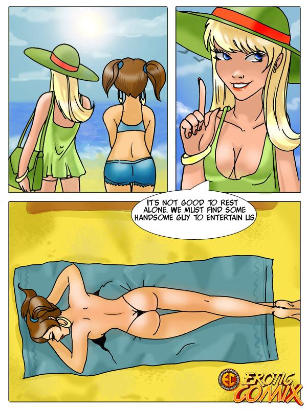 600px x 800px - Stud picks up slutty bikini girls on the beach and ass fucks them - voyeur  comics - 9 Pics | Hentai City