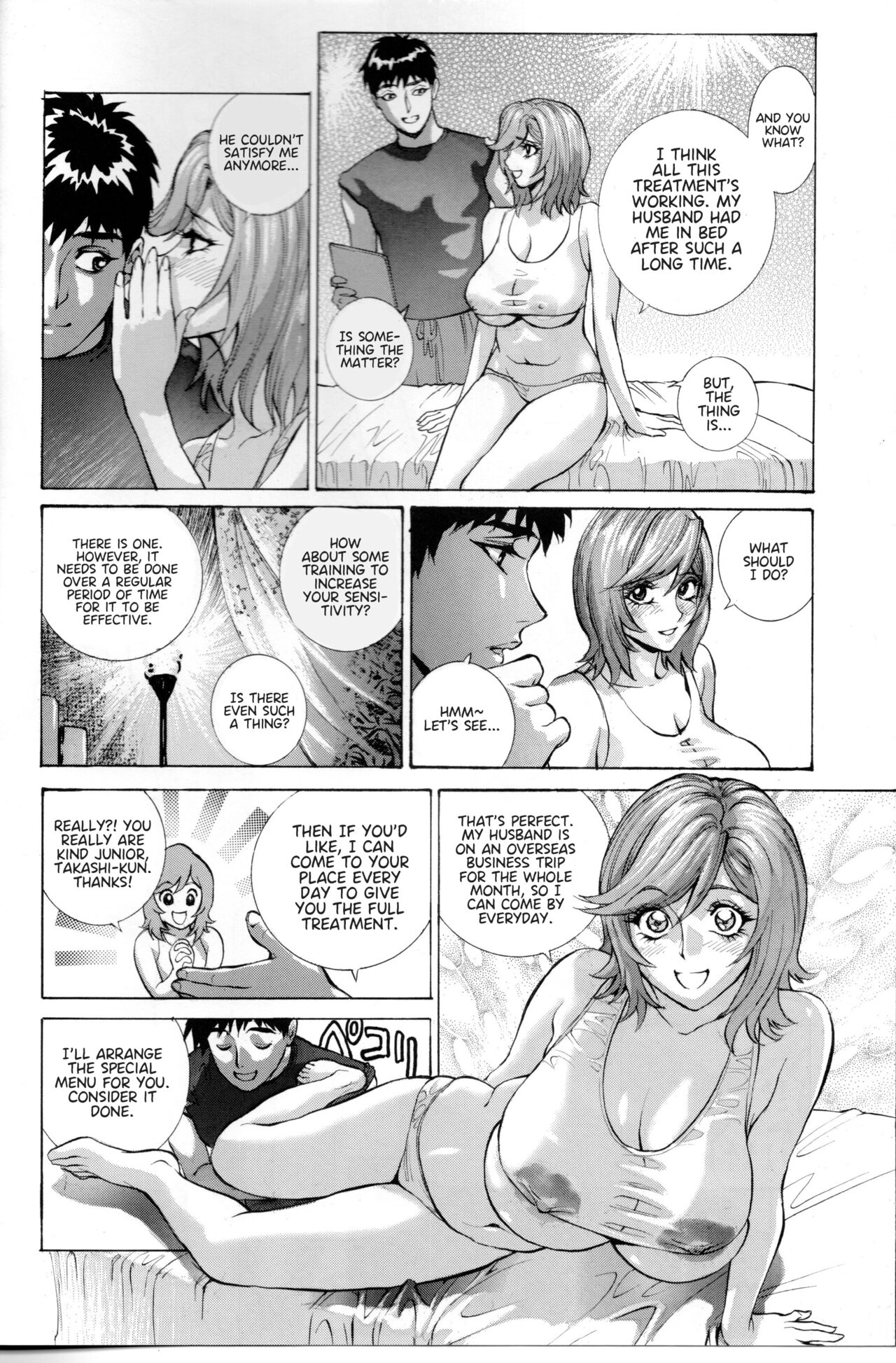 Cheating wife is trained to cum in raw hentai image
