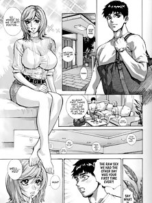 Cheating wife is trained to cum in raw hentai sex