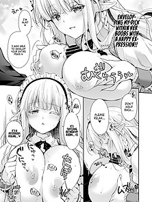 Elf Princess of Otaku Club 3 - Busty teen elf gives a boobjob and gets cum on her tits