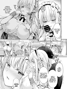 Elf Princess of Otaku Club 3 - Busty teen elf gives a boobjob and gets cum on her tits