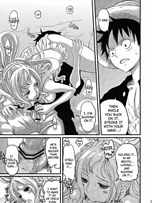 Queen of Vanilla 17 - Luffy from One Piece bangs hot mermaid Shirahoshi - hentai comics