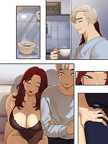 Delivery MILF: Friend's Mom + Aunt - Busty mature women get a thick creampie