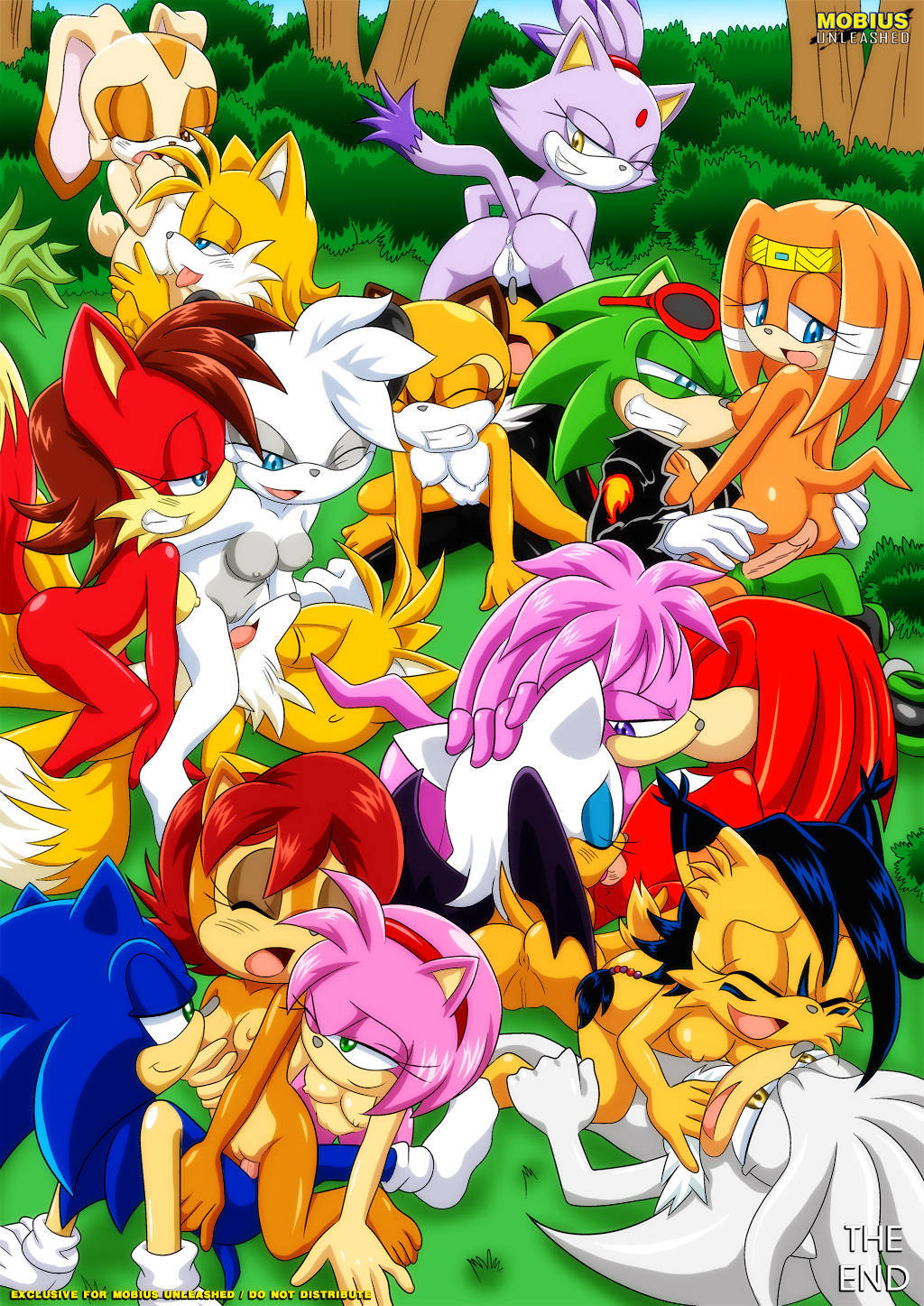 Sonic Bisexual Porn - M.E.S.S.secrets of sonic the hedgehog furry orgy - 14 Pics | Hentai City