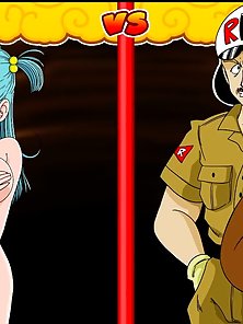 Bulma Adventure - Bulma gets creampied by the Red Ribbon army - hentai comics