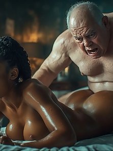 Fat old bastards fuck curvy fine black women