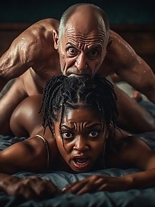 Fat old bastards fuck curvy fine black women