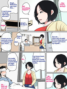 Mom Looks After Me in the Hospital - Hentai milf fucks her son since he can't jerk off