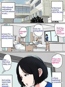 Mom Looks After Me in the Hospital - Hentai milf fucks her son since he can't jerk off