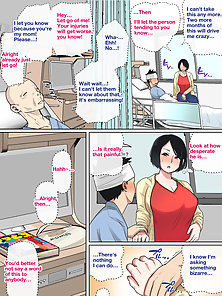 Mom Looks After Me in the Hospital - Hentai milf fucks her son since he can't jerk off