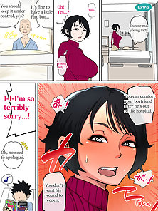 Mom Looks After Me in the Hospital - Hentai milf fucks her son since he can't jerk off