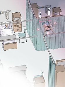 Mom Looks After Me in the Hospital - Hentai milf fucks her son since he can't jerk off