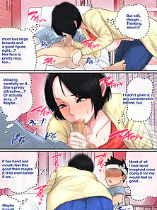 Mom Looks After Me in the Hospital - Hentai milf fucks her son since he can't jerk off