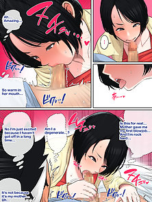 Mom Looks After Me in the Hospital - Hentai milf fucks her son since he can't jerk off