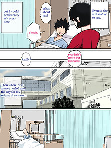 Mom Looks After Me in the Hospital - Hentai milf fucks her son since he can't jerk off