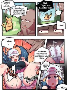 Pokemon World! - Pokemon girl loses a battle and gets a big dick creampie instead - sex comics
