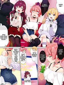 Hasamiuchi 1 - Virgin friend goes to Karaoke bar and it turns into a creampie orgy