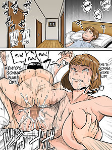 Big dicked teen fucks his aunts wet pussy raw and deep in sex comics