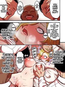 Bitchy hentai succubus becomes slave to rich ugly bastard's big cock