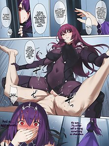 Fate Grand Order Mogurikomi: Sneaking In - She sneaks in while he is sleeping and gets ass fucked