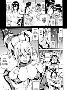 Huge titty slave is used and bondaged fuck toy in sadistic dungeon - fetish comics