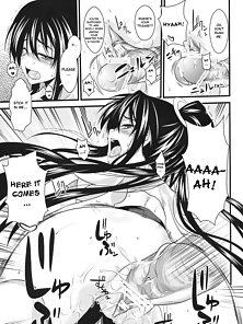 Amakusa Moyou na 3% - Busty hentai maid gets a facial during boobjob