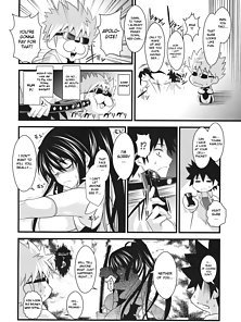 Amakusa Moyou na 3% - Busty hentai maid gets a facial during boobjob