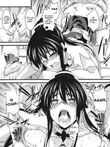 Amakusa Moyou na 3% - Busty hentai maid gets a facial during boobjob