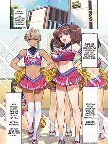 Extracurricular Girls Collection - Slutty cheerleaders have hentai threesome with bench warmer