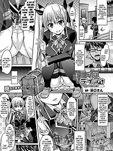 Half succubus schoolgirl sucks everyones dick in hentai comics