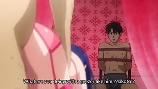 Wife NTR Zero: My Mistake, Her Choice - Tied up husband sees hentai wife banged by ugly bastard