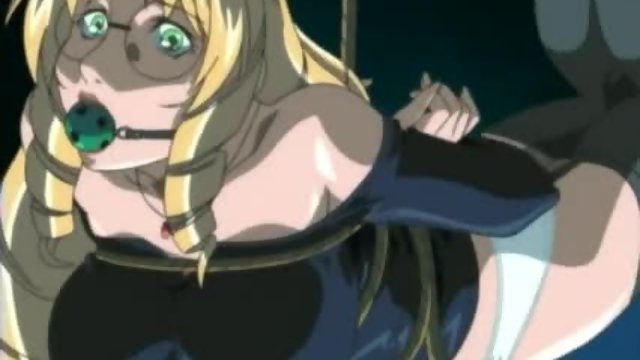 Bible Black Hentai Teacher - Bible Black NT 4 - Blonde teacher gets her ass pumped while tied up