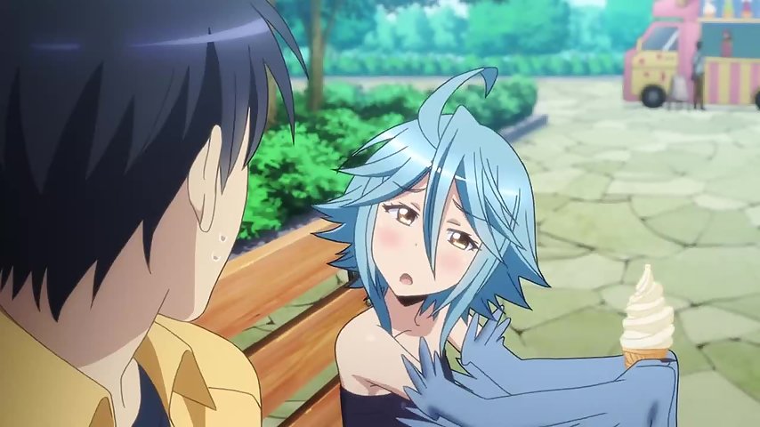 Serpent babe fights with bird lady and her anime titties pop out thumbnail