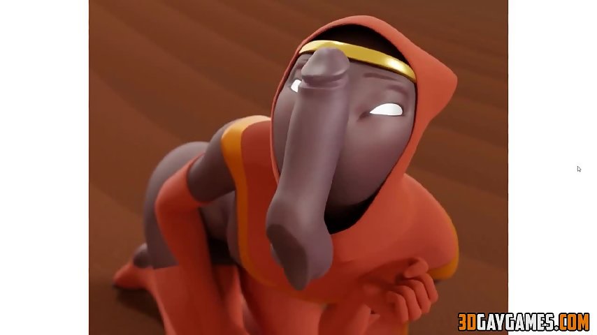 3D gay Egyptian dude used by cocks and toys thumbnail