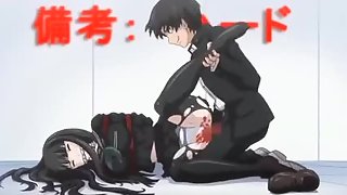 Teen hentai schoolgirl gets her virgin pussy creampied in sex prisom