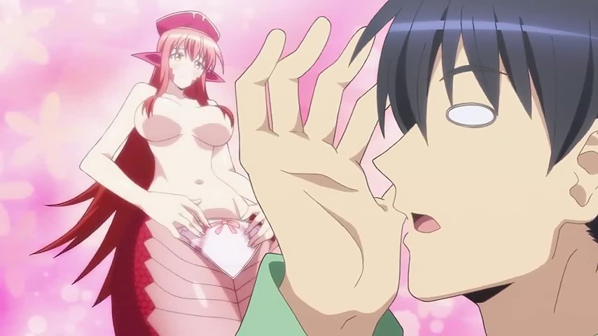 Busty hentai serpent lady has her way with a teen in his bedroom thumbnail